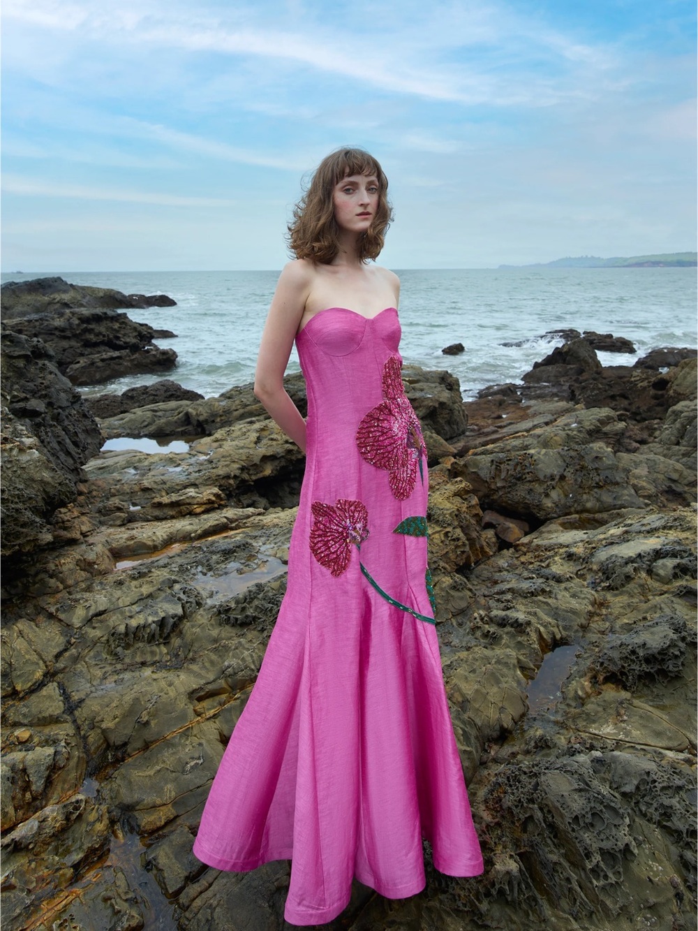 NWT La Fuori Orchid Gown - Picture 5 of 9